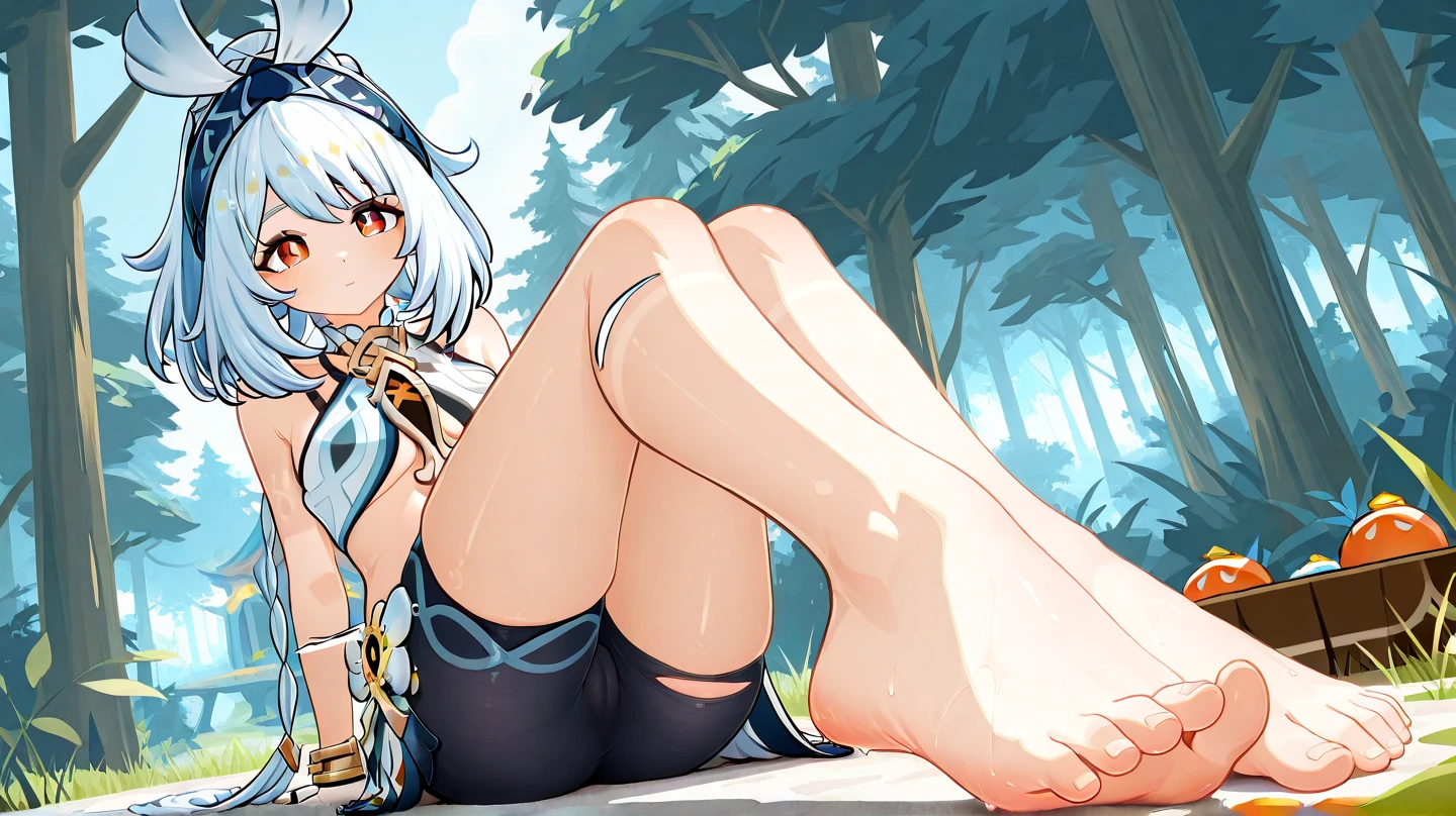 sweet rain，比基尼，Seafront，Soaked，Full body lesbian，Lace edge white stockings，tmasterpiece，High quality
