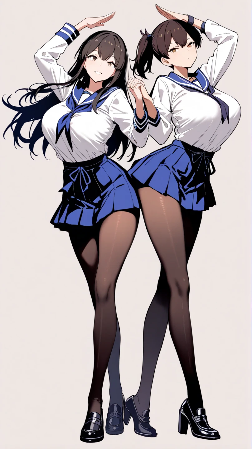 1girl, solo, standing, charturnerv2:0.5, full body character turnaround of 1lady, Multiple views of the same character in the same outfit, (simple background, white background:1.3), multiple views, side view, front view, Multi-view,character painting, two-dimensional culture, bikini,