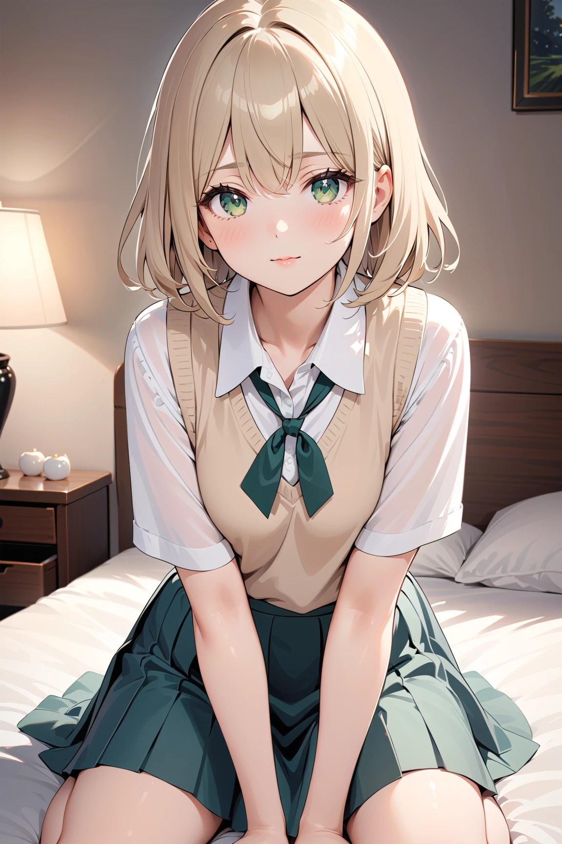 highest quality,1girl,((((10 years old)))),orgasm,blush, sweat, sakurai momoka,blonde hair