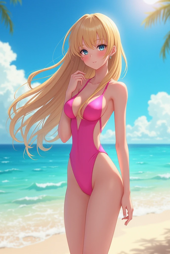 (masterpiece), best quality, expressive eyes, perfect face, (Belle Delphine at a beach), (beach background), (walking), (smirk), (closeup view), (1girl, age 18+, Belle Delphine, Belle Delphine face, fair skin, bleach_blonde hair, straight hairstyle, blue eyes, hourglass figure, thin body, skinny body, petite_body, short height, small breasts), (tight fit outfit, extra small outfit, light_purple string microbikini, exposed sideboobs, exposed underboob), belledel,