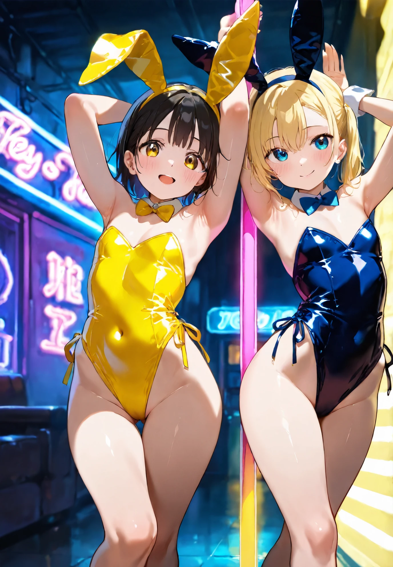 (最high quality:1.2, Anime artwork, Anime Style, Studio Anime, Very detailed, up to date, Vibrant, Anime Coloring, High Contrast, masterpiece:1.2, 最high quality, Best aesthetics), 1 female, alone, Fairy, The body is slim, ((Fairy)), blonde, (Small face), ((Her breasts are big)), ((Green Dress, Transparent body, Transparent dress, Light effects)), (((Captivating body, Lewd Curves))), 飛んでいる小さなFairy, , in the forest, 森に住むFairy, Forest and spring background, ((blonde, Shortcuts)), ((Laughing with your mouth open:1.2)), Big Breasts, (Pointed Ears, Fairy), Normal hip joint, Cowboy Shot, Put your arms behind your head, (Color coding, Sexy Fishnet Stockings, Shiny costumes), Beautiful Skin, Beautiful Skin, Perfect Fingers, Five Fingers, Anatomically correct, Background Blur, high quality, Surreal, Bright colors,