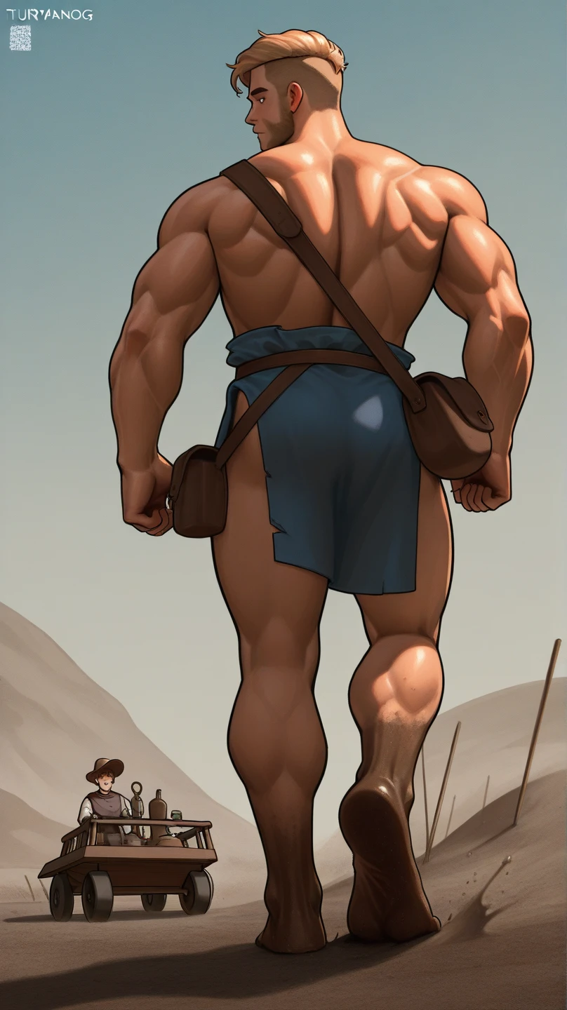 sunny,high resolution,masterpiece,high quality,Heroic and sassy,((Caracal)),male,(((primitive))),Cat furry,(teenager),hairy,(((whole body))),(indifferent,Cruel,prompt),(((Symmetry,Slim body,Skinny,muscle,Long and thin limbs,Big palm,Big foot))),(Sandy fur,White chest,White abs),Loincloth,(Slight bulge in the crotch),Delicate face,Detailed body,Detailed hands,Detailed feet,No shirt,No underwear,Facing the camera,Savannah,Kenket's Art