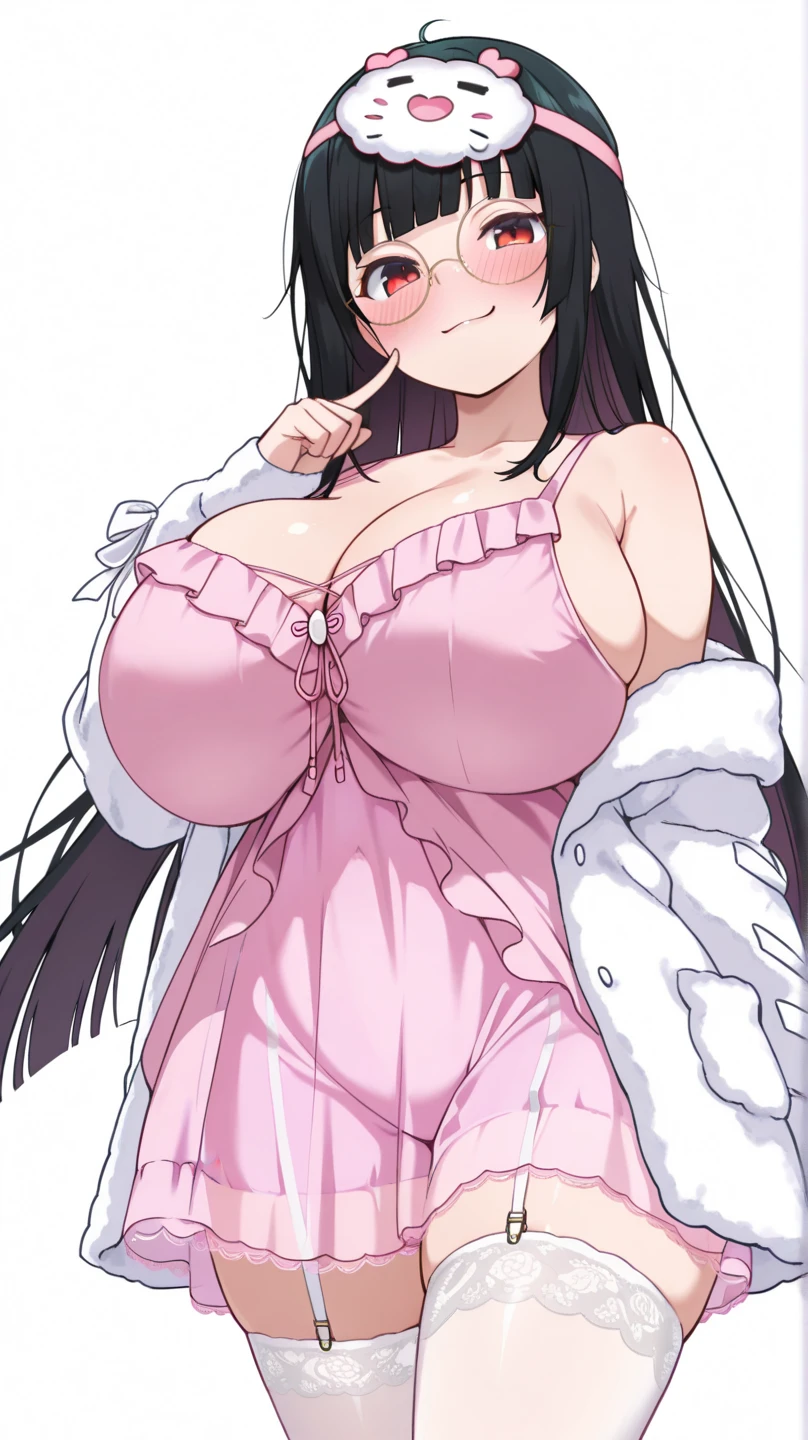 Axolotl theme onesie, light coming in, sharp focus, illustration, game cg, anime, solo, curvy, (big breasts:1.3), forehead, faste collarbone, (belly:0.9), looking at the viewer, flower hair ornament, accessories, backlighting, shiny skin, shiny body, gloves, necklace, jewellery, black-brown hair, bead necklace, brown eyes, long hair,