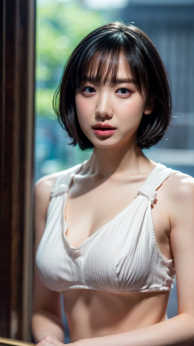 Bright expression、Younger, brighter, whiter skin、Best Looks、Blonde reflection、Platinum blonde hair with dazzling highlights、Shiny bright hair,、Super long, silky straight hair、Shiny beautiful bangs、輝く透明な魅力的な大きな青いeye、A very beautiful, lovely and cute 16 year old girl、Ample breasts,美しい細部までこだわったeye, Beautifully detailed nose,(( whole body:1.5)),eye元を強調するメイク、,(A woman like Joan of Arc)、Royal Style,Comic book style, , Scattered beneath the surface, Glamorous decoration, Nature background, 超Realisticな, ((Cinematic)), Dramatic lighting, Tabletop、((off-the-shoulder white shirt dress:1.4))、((Fight on the battlefield))、(Loose and fluffy perm:1.4)、One Girl、((Bob Hair:1.3))、Ultra-realistic 8K CG, perfectionな顔, perfection, clean, Tabletop, Professional artwork, Famous works of art, perfectionな顔, Beautiful Face, 美しいeye, ((perfectionな女性の体)), alone,(Immersive atmosphere, Chiaroscuro:1.5,Bright light:1.2,Bright lighting),(blush:0.5),A captivated look,Very detailed_eye,Thick thighs,Large Breasts,Beautifully detailed backgrounds,Depth of written boundary,Realistic:1.3, Long Shot,Sitting, whole body, (Ambient Light:1.3),(Cinematic composition:1.3),(Neon Light:0.1),(Hmph:0.1),Accent lighting, pantyhose,((Dynamic Pose))、(Fascinate boldly:1.5)