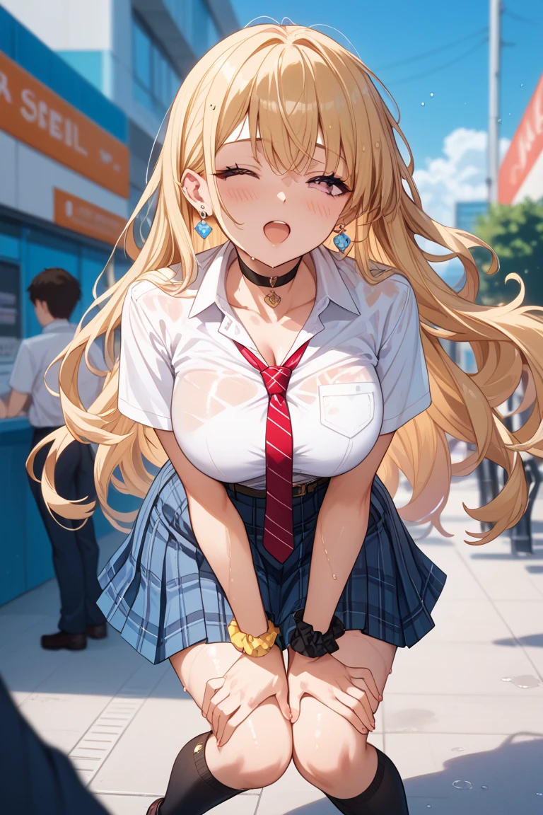 1girl, (EPsmSailorVenus:1.3), long hair, blonde, blue eyes, hair bow, (embarrassed:1.3), (panicking:1.3), (blush:1.8), (nude:1.2), (tears:1.4), (public street:1.1), covering crotch, covering chest, Masterpiece, best quality, detailed background, intricate details, detailed <lora:detail_slider_v4:1.25> <lora:SailorVenus_ElizaPottinger:0.8> <lora:public_v3.0-locon:0.8> public, photographers
