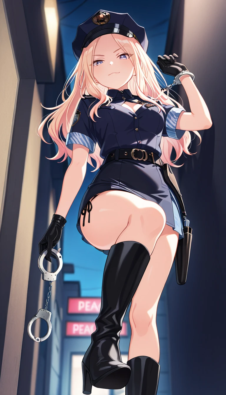 (Photorealistic:1.8, Highest quality:1.8,8K masterpiece:1.8、Super detailed、Ultra-high resolution、Detailed Background)、((Flat Color))、((colorful))、Multicolored lighting、((浮かぶcolorfulな水))、Blue background、
Nurse uniformを着て縛られた女、Random Pause、(Golden chains on body、、Golden handcuffs)、Random Sexy Poses、Turn around、Angle from behind、
(Long Hair、Vermilion, silver and gold hair、hair ornaments、Brown Skin)、(Nurse uniform、choker、Skirt with slits、Knee-high stockings、garter belt、Wedgie Panties)、Beautiful hip line、TWICE's Tzuyu' on pause、Beautiful blue eyes、(A rich expression、smile)