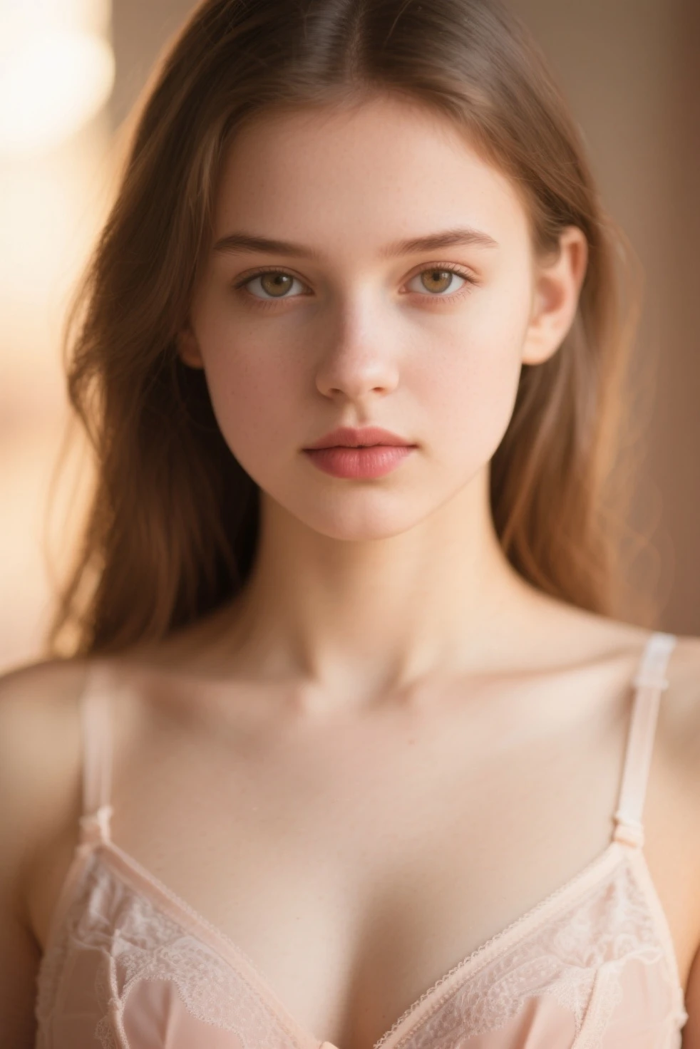photography of a 18yo girl, blond hair, perfect face, blue eyes, full lips, masterpiece, bra, underwear, white_bra
