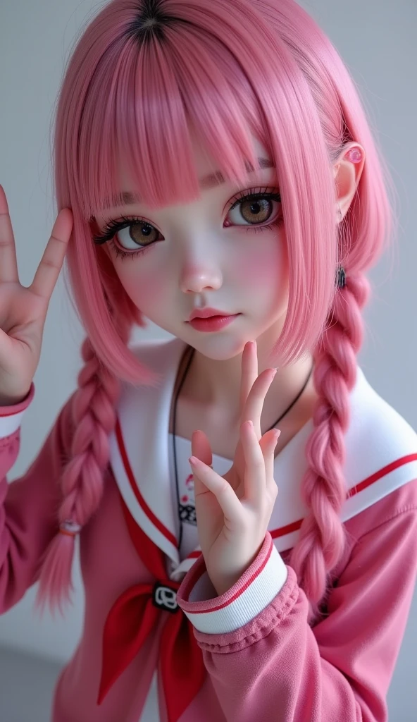 Super delicate and cute girl with pink hair and Lolita skirt. 8K ultra-high image quality, fine texture.best quality, masterpiece, ultra high resolution, Surrealism, ,pretty girl, luminescent, actual, masterpiece, high detail, 4K, , light, small smile, White skin、top quality,HD details, wet watermark, Ultra-detailed, soft light, Deep field focus bokeh, Ray tracing, diffusion (Ultra-fine glass reflection) Pictures of Sumet, masterpiece, best quality, delicate skin, 1 girl,bright face,nice nose,show the whole body,Toddler girl, Super detailed faces, delicate lips, delicate eyes, double eyelids, Eyes that look like sunshine,,blush,Squint,Mouth slightly open,morning,indoor、Room,hand playing piano,focus,profile,sideways、Daughter,陽光灑進Room