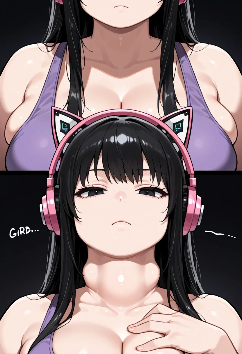 score_9, score_8_up, score_7_up,source anime,BREAK ,dark theme, nightclub cage background,
(Pov ,full figured, black woman with dreadlocks and a thick black and red striped scorpion tail, headphones,impossibly beautiful african-caribbean features, red and brown heterochromia heart eyes, thigh lace clogs, very dark skin, voluptuous, curvy, strong, black hair, soft face, small wide nose, full chest , curvy hips, wide hips) bouncing breast,dazed eyes, ,hancuffed, collared, surprised,
Wet skin ,heated breath, hard deep loving fucking,
darkskin man, big darkskin dick,,BBC, facial, cum on breast, messy, head toss back, ahegao, orgasm, creampire, wiggling tail, , giggling, dick worship,
,, pussy juice,squirting , exhausted, euphoric bliss, Expressiveh,volumetric lighting,motion lines,movement, hyper-femininity, hyper absurdres ,