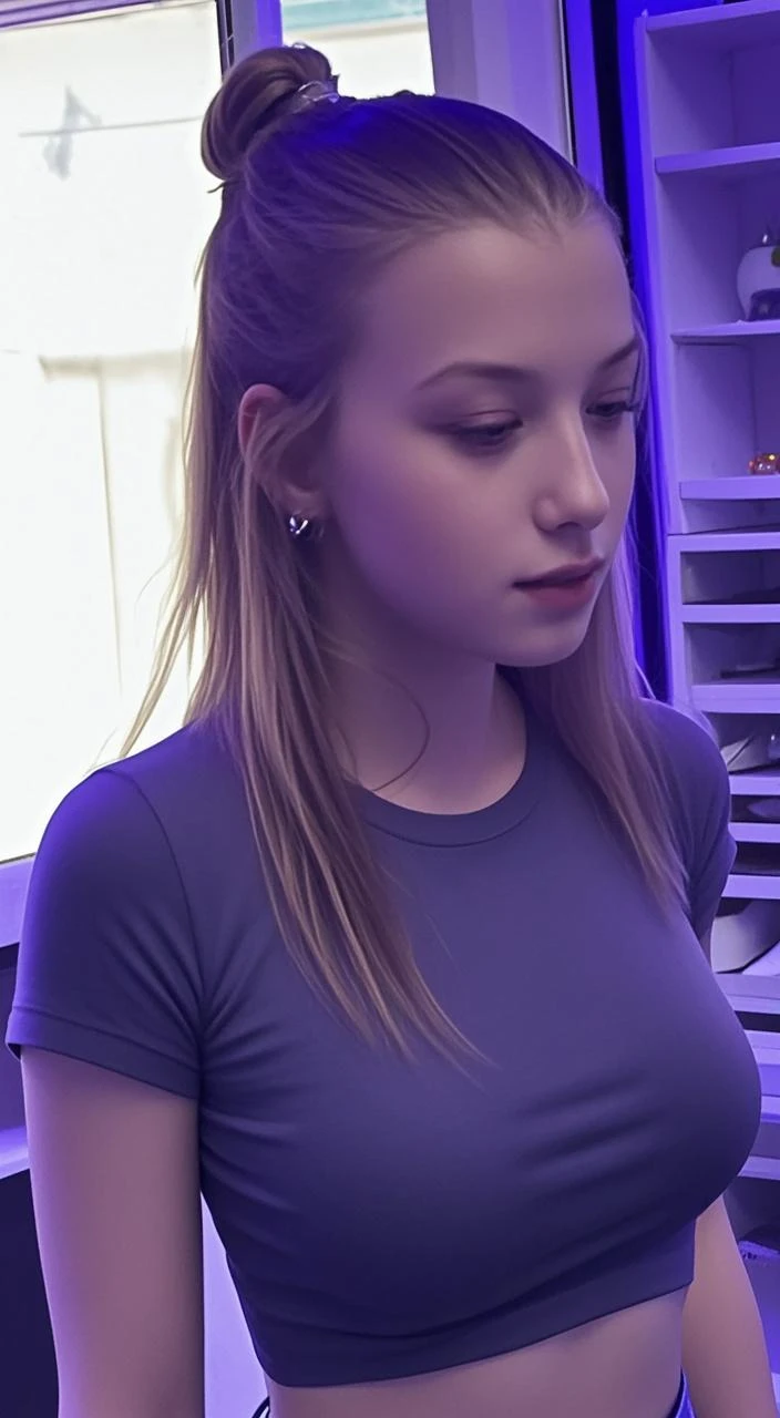 photo of Breckie Hill, best quality, she is wearing a black sweater, soft lighting, gorgeous, blonde woman| Prompts | Stable d on by (Explicit:1.5), (Violence:1.4), (Disturbing:1.3)|
| Prompt Explicit:1.5), (Violence:1.4), (Disturbing:1.3)|the bed, quartered,