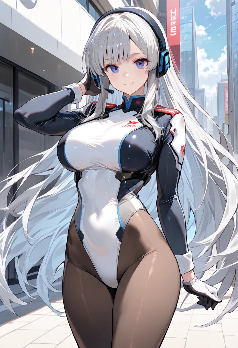 reiayanami, Rei Ayanami, Blue hair,(Long_messy_hair:1.4),(curly hair:1.4), (Red Eyes:1.5),light_smile,(half_eye:1.5)
BREAK bodysuit, headgear, plugsuit, White bodysuit,cowboy_shot,
BREAK outdoors, city,
BREAK looking at viewer,
BREAK (masutepiece:1.2), Best Quality, High resolution, Unity 8k Wallpaper, (Illustration:0.8), (Beautiful detailed eyes:1.6), extra detailed face, Perfect Lighting, extremely details CG, (Perfect hands, Perfect Anatomy),
