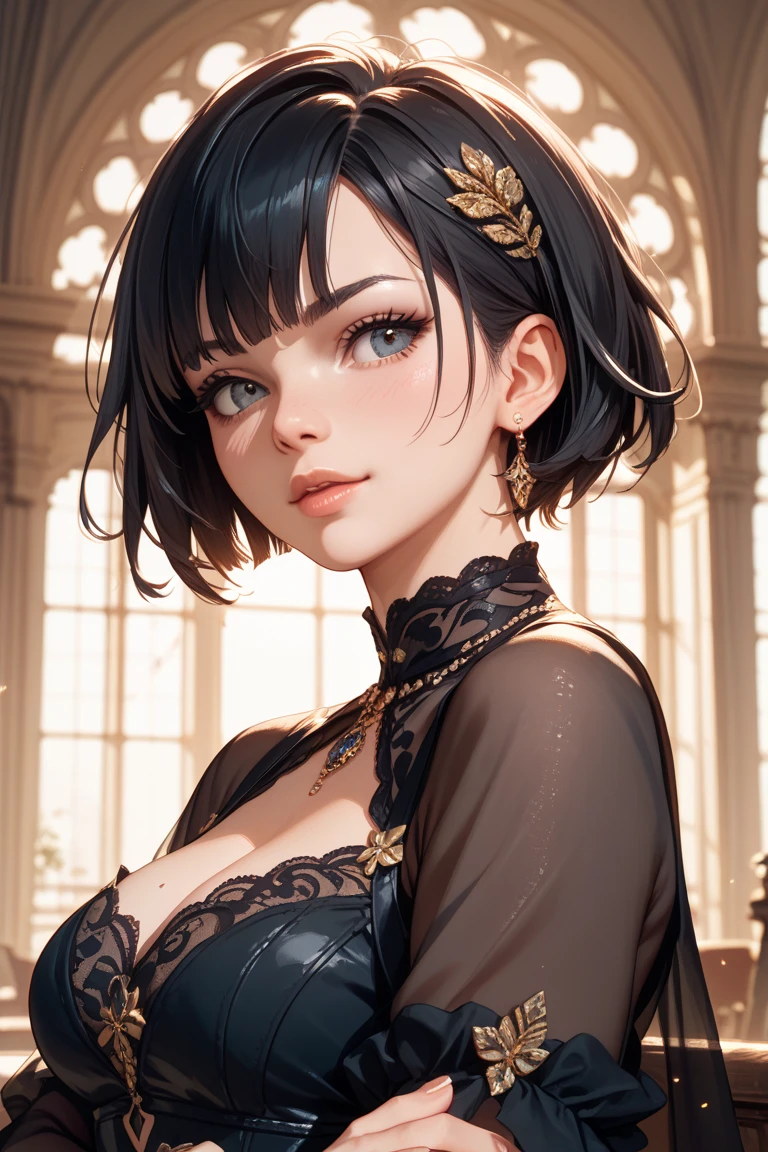 highest quality, Ultra-high resolution, (Realistic: 1.4), beautiful Eyes, Super beautiful, Very short hair, beautiful, beautiful Soldier, Eyes that beckon, Mistress's point of view, Attractive look, Sexy smile, Perfect Style, Perfect balance, Detailed skin, Mischievous Gaze