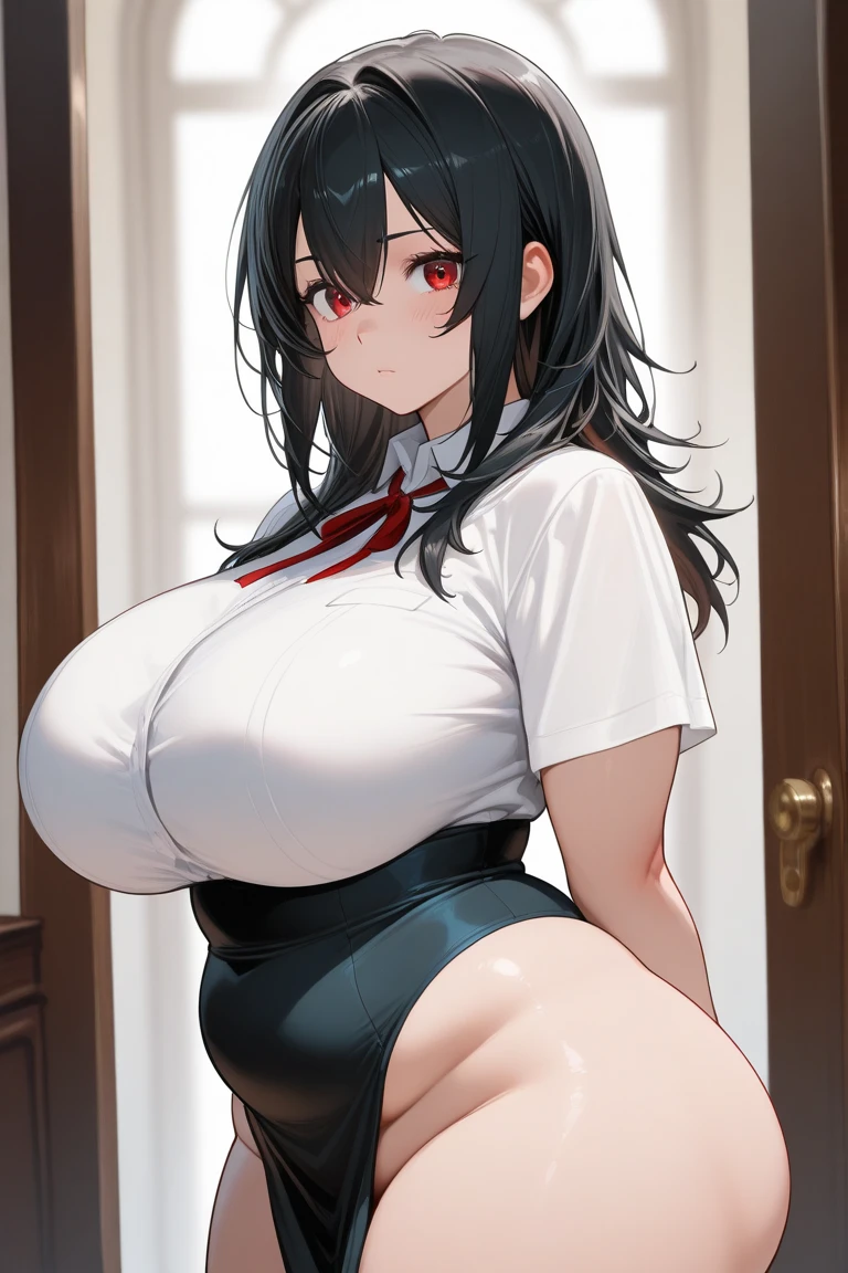 masterpiece,High resolution, plump body、sexy big breasts、? 1girl 6337233? ???? 229362? black hair 1563531? blonde hair 1645166? blush 3246415? bottomless 167076? breasts 4045729? censored 846563? colored inner hair 39376? female pubic hair 100232? hair ornament 1255564? large breasts 1822320? looking at viewer 3110086? medium hair 286543? mosaic censoring 114055? multicolored hair 521005? parted lips 445592? pubic hair 222501? pussy 745140? red eyes 1260095? shirt 1474771? short sleeves 490025? solo 4897038? thighs 744879? white shirt 669752