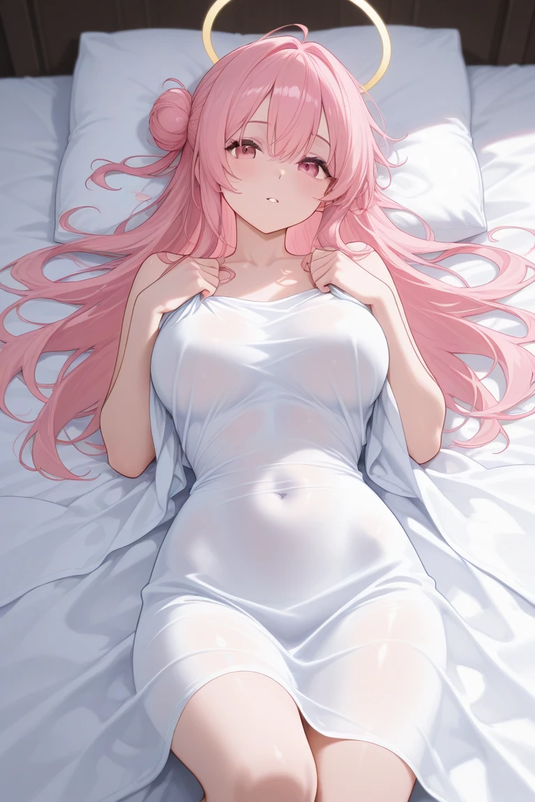 (best quality, masterpiece), 1 girl, centaur, It takes, White skin, Korean ,daughter, Sleeping,black pink,Smiling, exposing the abdomen, belly button t-shirt , 아름다운 소녀 perfect white tiger photo, perfect white tiger photo