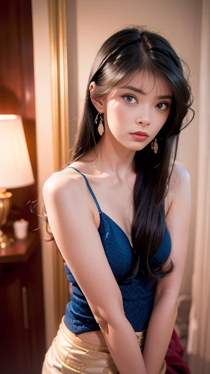 (best quality), (masterpiece), (highres), original, extremely detailed 8K wallpaper, (an extremely delicate), Best quality, masterpiece, (((disgusted and unhappy expression))), (((disgusted face, unhappy face))), angry Frown, ultra high res, (photorealistic:1.4), raw photo, street photography, photo of a young girl, She play with her own breasts, sweat, sweaty body, (sheer fabric:1.35)(loose:1.5)lace strapless dress, (((small breasts))), (bare breasts), (((erect nipple))), ((areolas)), ()), ((puffy eyes)), deep shadow, low key, cold light, deep contrast, bokeh, depth of field, below angle, low angle, (looking at viewer, softly smiling), a photo of a inside a subway, neoism, background bedroom, , ((upper body)), ((straight photo)), exposure blend, medium shot, bokeh, (hdr:1.4), high contrast, (cinematic, teal and orange:0.85), (muted colors, soothing tones:1.3), low saturation, (hyperdetailed:1.2), (nsfw:1.1),