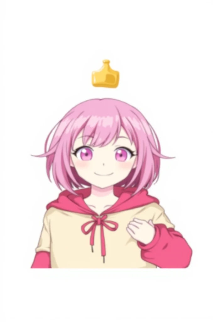 1girl, grin, Steph(NGNL), <lora:KarasuChan-20:0.8> <lora:Steph_V1:1>, mini crown,