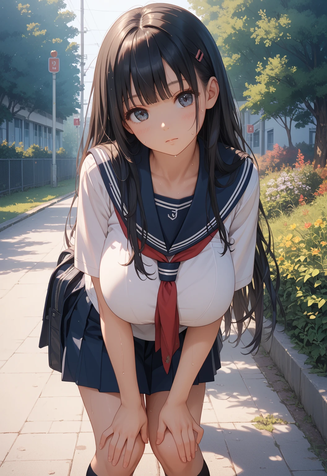 ((Highest quality)), ((masterpiece)), (detailed), Perfect Face, Realistically, hair ornaments, Outdoor, Athletics Stadium, Daytime, ight ray, Glitter Hair, Brown eyes, Glowing Eyes, White short skirt, Ultra Short Skirt, Striped panties, blush, Daytime, Wet, (See through), Sleeveless shirt, Nipples, Underarm, 14 years old, Big smile, Lying on your back, (((Sit with your knees raised))), Hugging Knees, the wind is strong, mandarin orange, (((Wind Blow Skirt Up))), masterpiece, Highest quality, Highest Resolution, 最もdetailedな顔, Perfect hands, Perfect Anatomy, Raise your hand, spread Underarm, Raise your arms, Basketball Dress, (Full body image), Spread your legs a little, Small breasts, ponytail, Breast Exposure, A light smile, Panties in full view, performer \(null\),1 girl, One person々in, Long Hair, Watching the audience, blush, Brown Hair, Wetシャツ, Black Hair, White handbag, School Background, belly button, very Long Hair, Blue underwear, Yellow Eyes, Cowboy Shot, teeth, abdomen, White gloves, Stomach, good, Crop top, Place your hands on your hips, Ascot, Earrings, Crying face, clenched teeth, black good,Martian々 \(nod\),Glowing Skin,(Mature Woman:1.2), Crying face、naked、Parted bangs、Small breasts、Strawberry print panties Twin tails、Hair Bobble、、Show me your breasts、Short skirt Nipples露出 Breast milk Nipplesからは大量のBreast milk,, 勃起Nipples Nipples Wearing only panties ロープin首を絞められて失禁 Raise and tie your arms Blue underwear 勃起Nipples Crying face 恐怖inおしっこ Having her breasts sucked