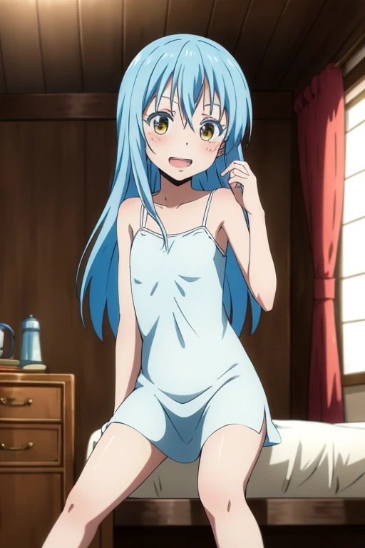 anime girl in lingerie sitting on bed with open window, seductive anime girl, attractive anime girl, beautiful anime girl, beautiful alluring anime woman, smooth anime cg art, anime moe artstyle, pretty anime girl, anime girl, soft anime illustration, small curvy , beautiful alluring anime teen, top rated on pixiv, cute anime girl, beautiful anime woman