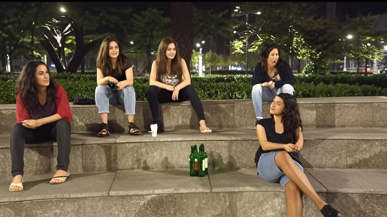 highly detailed RAW color Photo of, several beautiful women sitting on a bench in front of a store, Prostitutes, Distracted and uncomfortable looking, Sitting at the bar, Sitting at a bar, Candid street photography, Distracted looking, Candid shot, girls resting, uhd candid dirty photo, Cute girls, Kar Wai Wong style, Girls, Taken in a nightclub, legs crossed, girl, Young people, 4k, masterpiece, high res, high quality, best quality, uhd, realism, Ultra realistic, 16k , photo-realistic, spray tan, detailmaster2, steampunk style,
HZ Steampunk