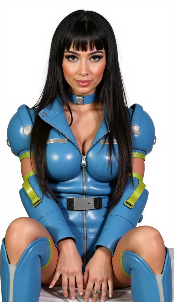 (vaginal object insertion), (spread legs), blue millipede,best quality, high quality, highres, masterpiece, 1girl,solo, full body, sharpening, (bottomless), long hair, bangs, cock sleeve,
(((fanny packing, monster,  bondage, meat shield, girl in front,onarmor, spread legs, bound to large insertion))),
<lora:millipede SDXL-000002:0.3>
 <lora:SDXL onarmor_pony è§¦ onarmorï¼girl in frontï¼bound to [large] [placeholder]ï¼fanny packingï¼meat shieldï¼cock sleeve:0.7>