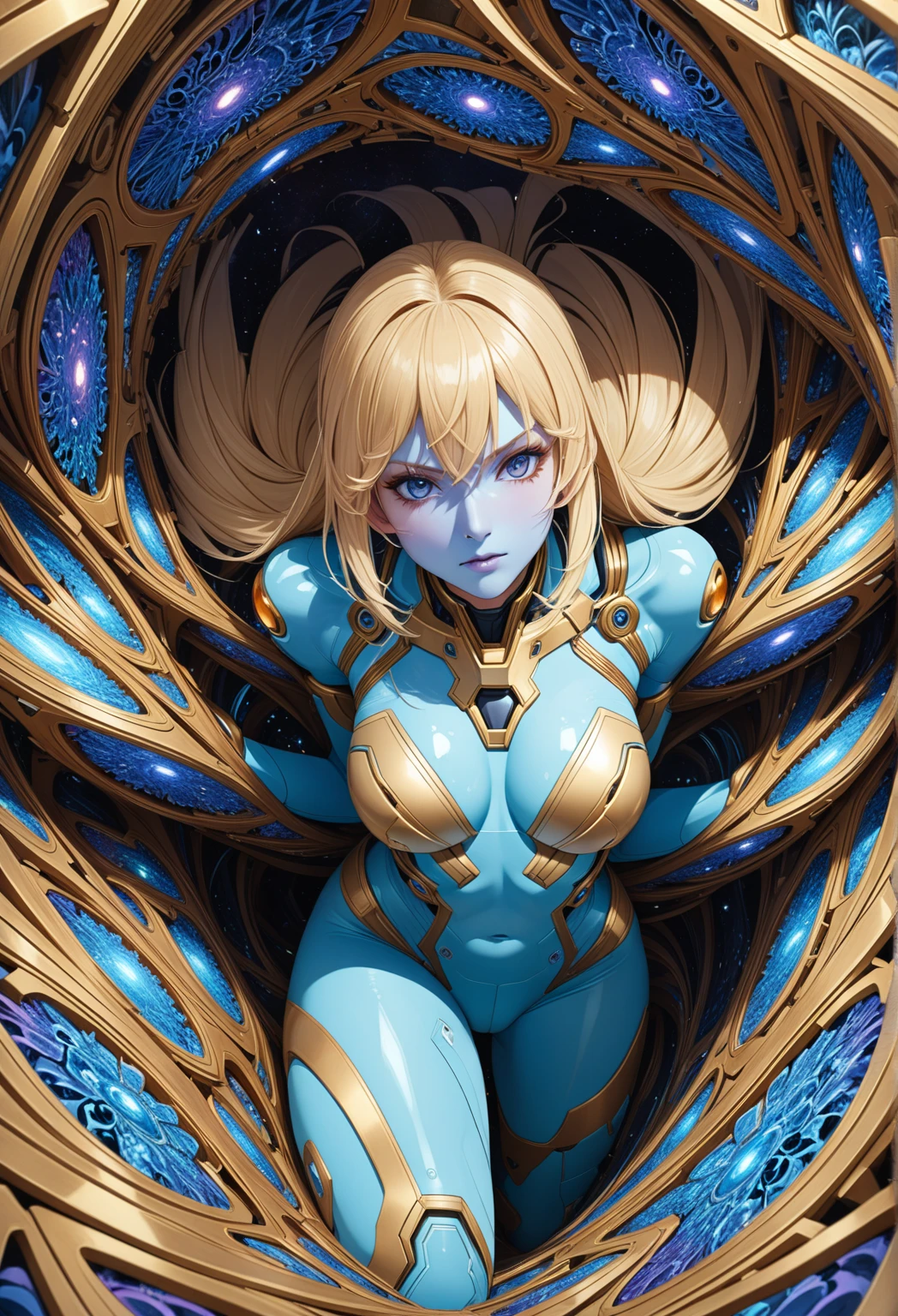 1girl, female focus, Nephelia,Maou no Ore ga Dorei Elf wo Yome ni Shitanda ga,very beautiful, best quality, very aesthetic, absurdres