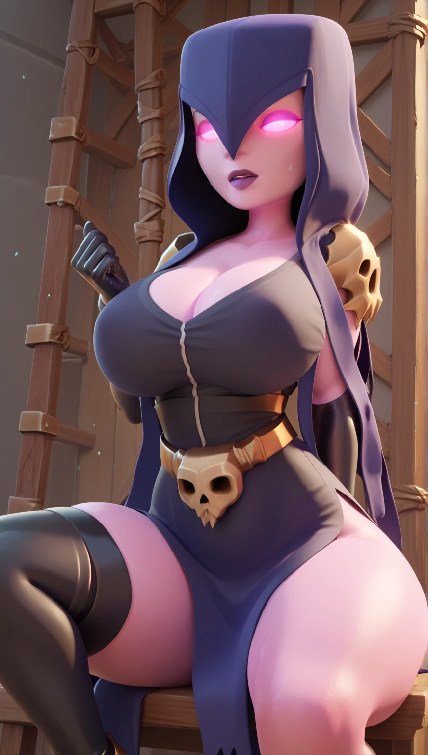 Ana from overwatch as a dominatrix