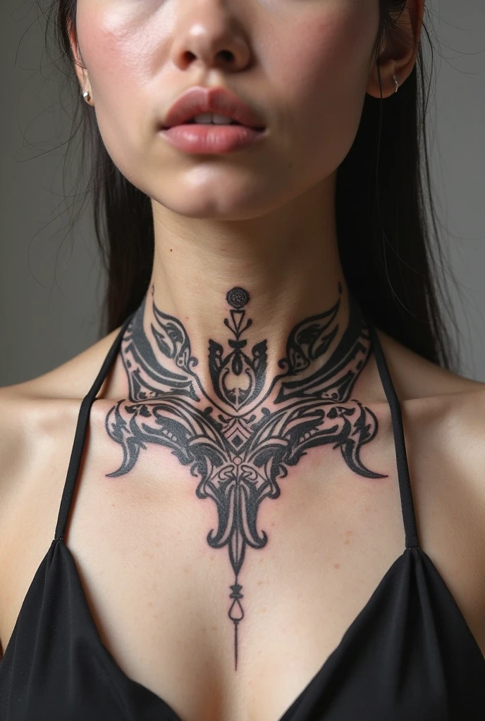 symbole style tatouage main de femme tenant une grenade fruit