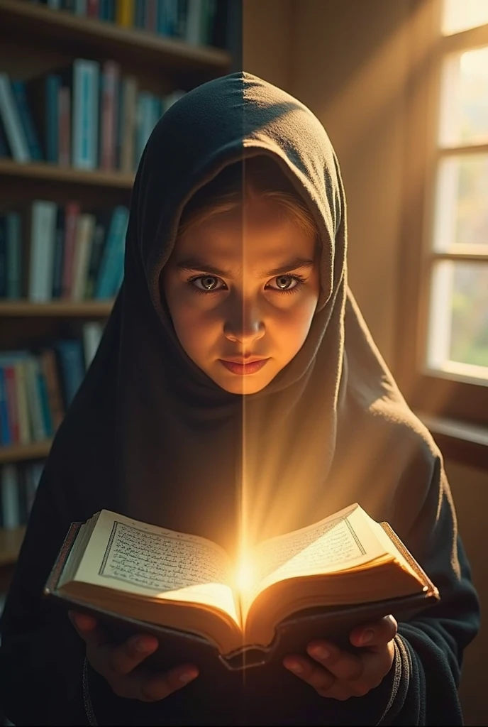 Loin attack to Muslim girl holy Quran hand take this Muslim girl 