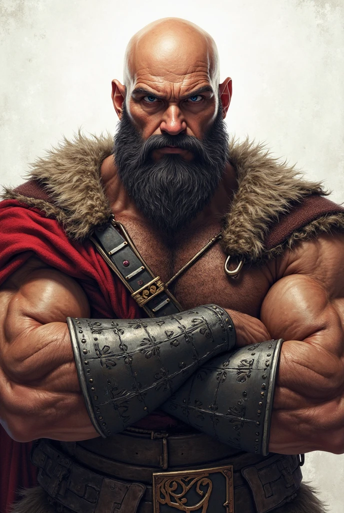 (best quality,4k,8k,highres,masterpiece:1.2),ultra-detailed,(realistic,photorealistic,photo-realistic:1.37),muscle giant old man,manly, JP, Old man, biggest of all,macrophilia,growth more and more,tight clothes,long gray hair,bearded,serious face,warrior,medieval,looking down to me, thick gray beard, dark olive skin color, brown skin color, sculpted muscles,intense gaze,imposing presence,dark and menacing background,dramatic lighting,shadows and highlights,resolute expression,stern and fearless,stoic, over 70 years old, commanding presence,muscles bulging,rippling biceps,veins popping,steel-like determination,majestic and powerful,dominant figure,towering height,muscle definition emphasized,strong jawline,stern eyebrows,weathered and battle-scarred appearance,intimidation factor heightened,ominous aura,dark and gritty atmosphere,enchanted sword,glistening with power,powerful aura radiating from him,aura of invincibility,dominance and superiority,otherworldly strength,personification of strength and power.