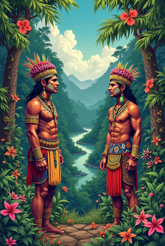 (Mejor calidad,4k,8k,high resolusion:1.2),Ultra - detallado,Realista,fotorrealista:1.37,hombre rudo rapado con tatuajes por todo el cuerpo, vestido de monje en un templo del amazonas - **Apariencia**: Rudo, rapado, tatuajes por todo el cuerpo. - **Vestimenta**: Monk Robe. - **Tatuajes**: Intrincados, tribales, Symbols of Mystical Tribes and Animals. - **Mirada**: Intensa, determinada, sabia. - **Ambiente**: Templo en la selva del Amazonas, connection to nature.mirada desafiante con gesto grosero