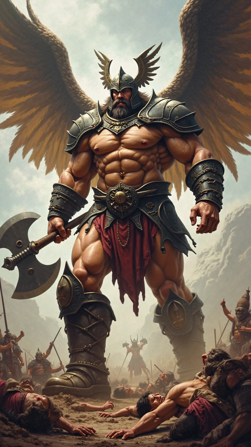 Long red hair and a long, equally red beard. Muscular body with a height of 2,5 meter, it was very clear at what level of authority he held. He just looked down on those below him as he flew and didn&#39;t flinch at the virtual blood that flooded the ground. It was the blood of virtual gods who had died the 1251st time. Naked gay big dick 
