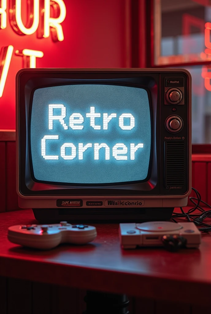 I need a logo for a retro YouTube channel with things that marked the 80s era for me, 90, 2000 and the channel name is Retro Discoveries