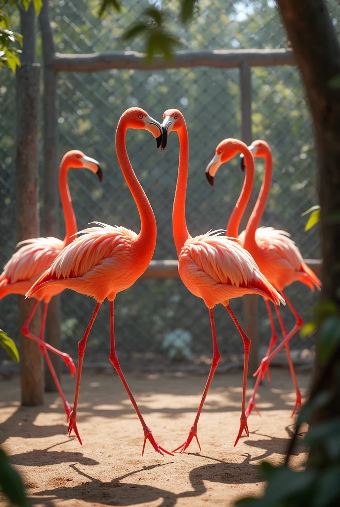 more Group of Flamingos Is Called a "Flamboyance"