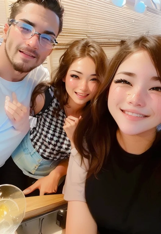 pretty vietnamese girl, slightly tanned skin, slut, 1girl, blonde hair, light blonde hair, face closeup, makeup, selfie,beautiful,long eyelashes, detailed face, red lips, jewelry