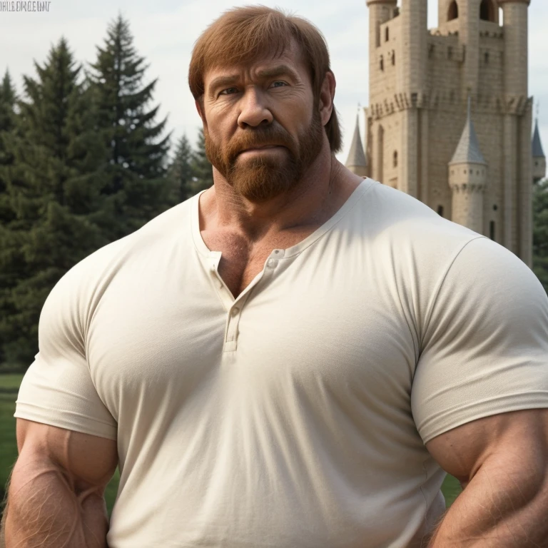 (Full body photo)Strong and athletic middle-aged male,Grow a delicate beard,The upper body is strong and powerful,Strong pectoral muscles,The arms are thick and stout,Wear only red panties,In heat,You want to vent your chicken