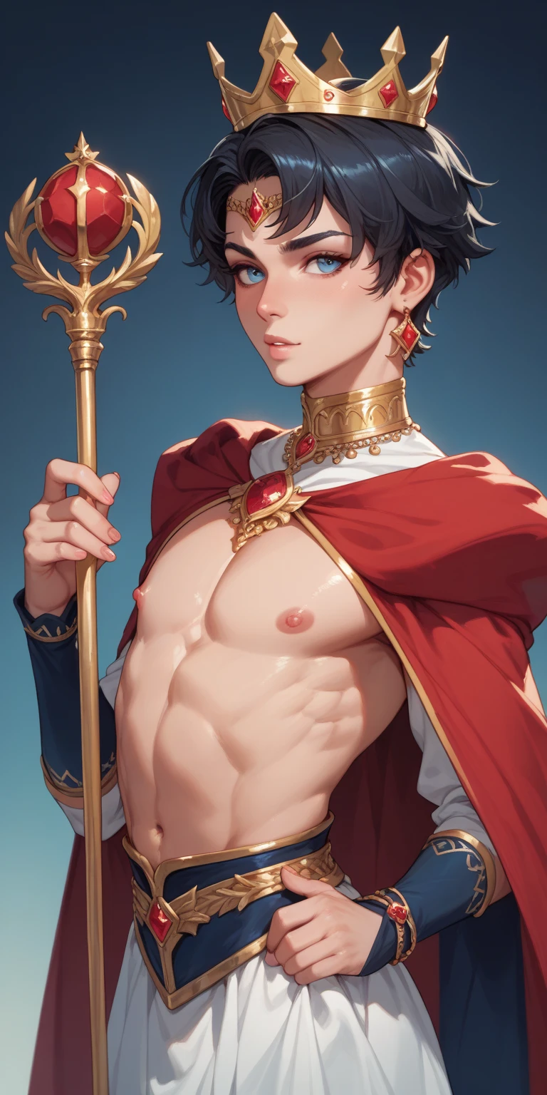 masterpiece, ((masterpiece)), Best quality, complex parts, expressive eyes, perfect face, detailed face, Highly detailed and fine figurine, ultra-realistic, detailed body, detailed pectoral muscles, ((Male focus)), detailed muscles, convex, не носить топы A handsome boy, 17 years old, athletic build, ideal body, aesthetically beautiful, erotically tempting, seducing, offering himself With a beautiful sexy tango panti With round perfect buttocks, muscular, sweaty after a workout, In a Venetian mask with peacock and bird of paradise feathers, In White, red and gold colors, diamond chips all over the body 