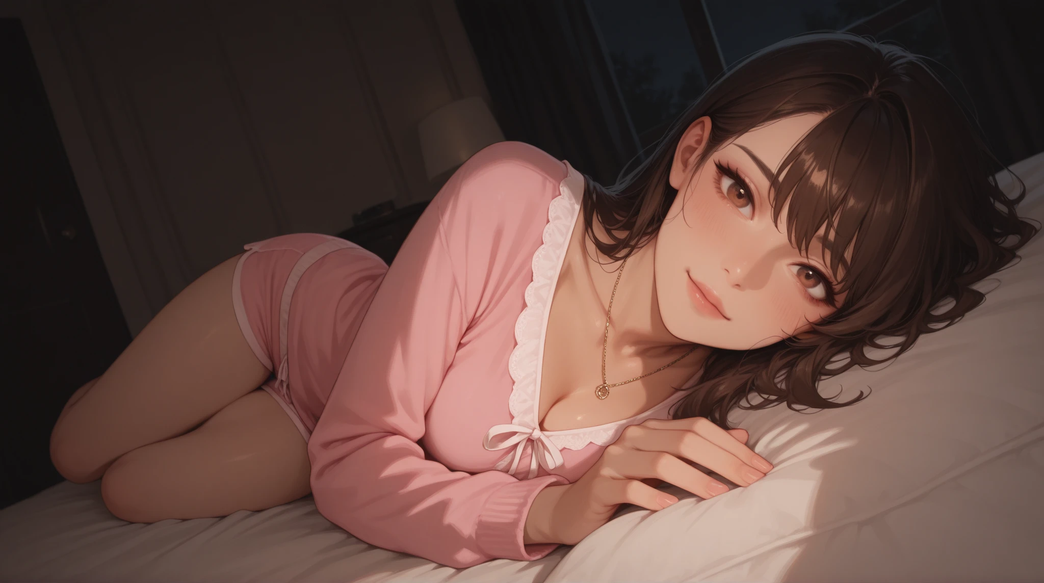 1 girl, Highest quality, masterpiece, Ultra-high resolution, (Realistic:1.4), RAW Photos, One girl, Beautiful off-the-shoulder dresses, Cinema Lighting, bust, Half Body Shot, Sleep