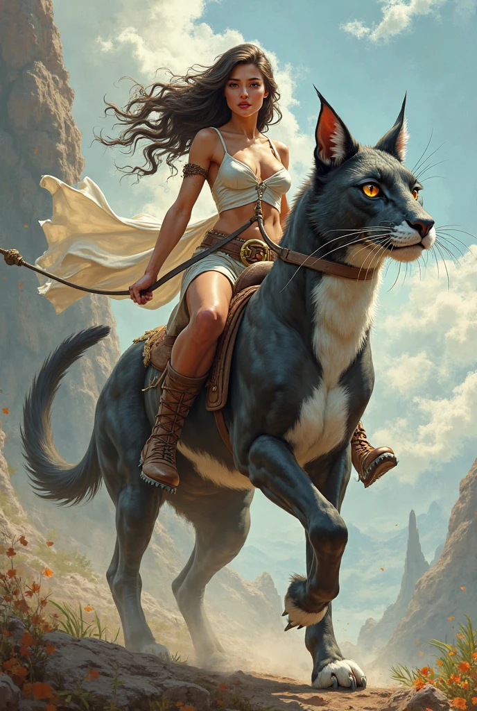 Concept art, Animal, near cityscape, designed by artgerm, greg rutkowski and alphonse mucha, digital art