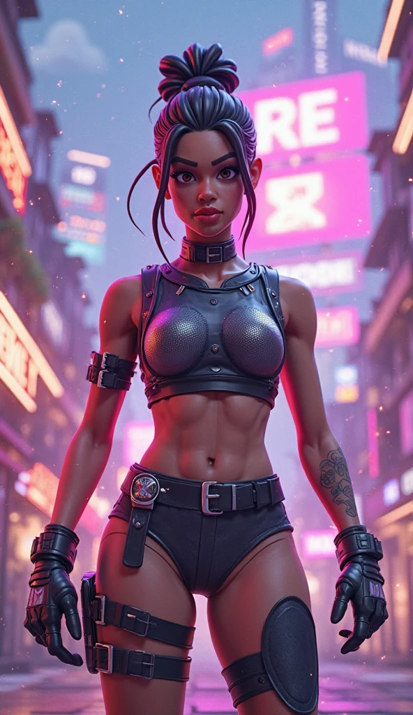 ((masterpiece, best quality))
<lora:add_detail:0.8>
<lora:FarCryNewLou:0.8>
FarCryNewLou, 1girl, solo, blonde hair, beneath the neon lights of a cyberpunk city, in a futuristic bodysuit, on a rain-soaked street