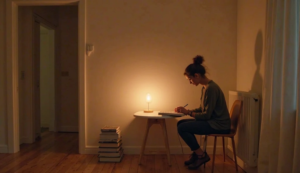 irish albino girl in rocking chair during pastel sunset in tanktop and messy hair at southern porch with fireflies dust and porch lights summerevening humid dramatic lighting with light and shadows patterns on skin style of sally mann in color nostalgia