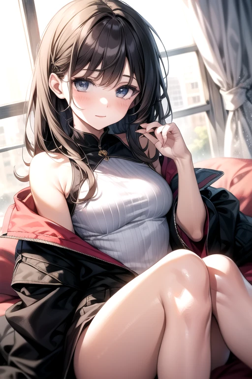 tmasterpiece，A high resolution，best qualtiy，1girl solo，kamisato_ayaka，ssmile，Chinese