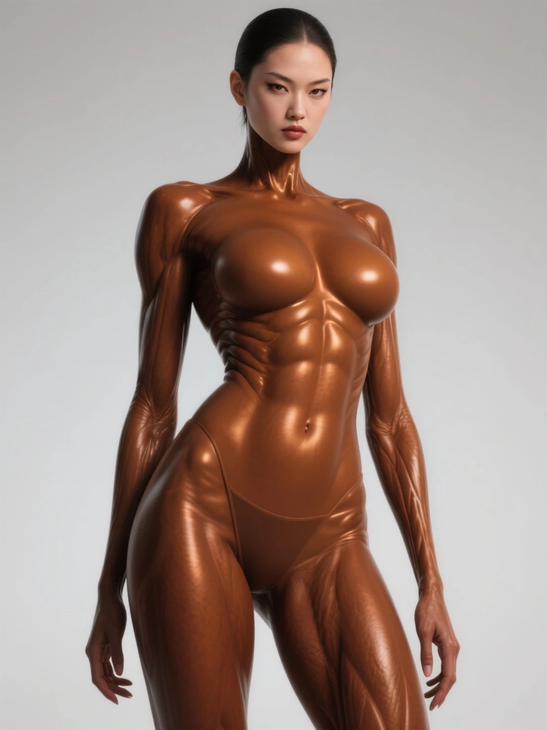 image quality at 32k, (((NSFW:1.5))), ((small breasts)), ((hard breasts)), ((small breasts: 1.5)), (((full body))), (((perfect anatomy:1.5))), ((no panties)) ,realist、of the highest quality、Wallpapers with extreme details CG Unity 32k、from below、intricate details、(1 female)、18 years old、((warm color tone:1.5))-- cyborg,red plastic,milky skin color,white body,Diffused lighting,Fancy,dynamic pose,intricate,elegant,natural,photorealistic,digital paint,art station,seeds,sharp focus,art by John Collier, Albert Aublet, Krenz Cushart and Artem Demura,(intricate details:1.12),HDR,ÁtomPunkStyleSD15, pLAN