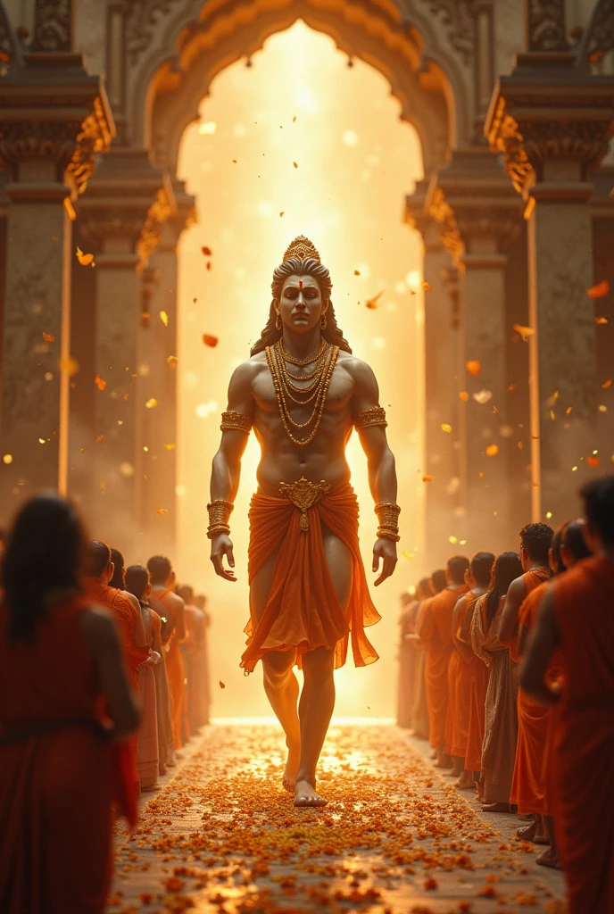 Lord mahabali coming bags for his devotees
