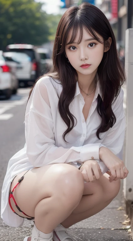 1girl in、beautiful vintage color、Instagram（Photorealsitic、hight resolution：1.4）、（（Puffy eyes））、Staring at the viewer、、full body Esbian（8K、Raw photography、top-quality、​masterpiece：1.2）、（realisitic、Photorealsitic） :1.37)、(foco nítido:1.2)、Professional Writing、photon maping、Radio City、Physically Based Renderin