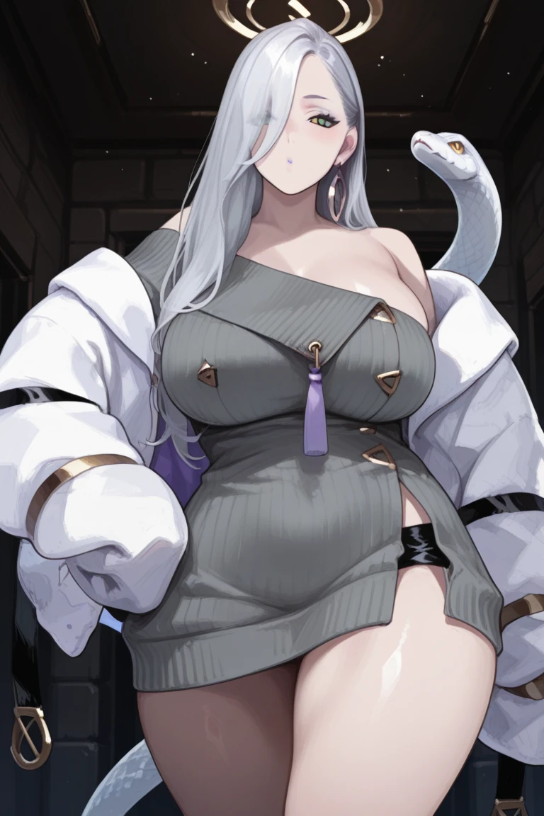 Mirajane, natural lighting, masterpiece, highly detailed, illustration, game CG, absurdres, high quality, aichan, large breasts, beautiful detailed eyes, short, (tape gag), (tape bound), (arms bound), (legs bound:1.2), eyes wide, shocked, surprised, collarbone, sitting, (knees bent), mirajane has a huge ass, Mirajane is bikini, mirajane has huge tits