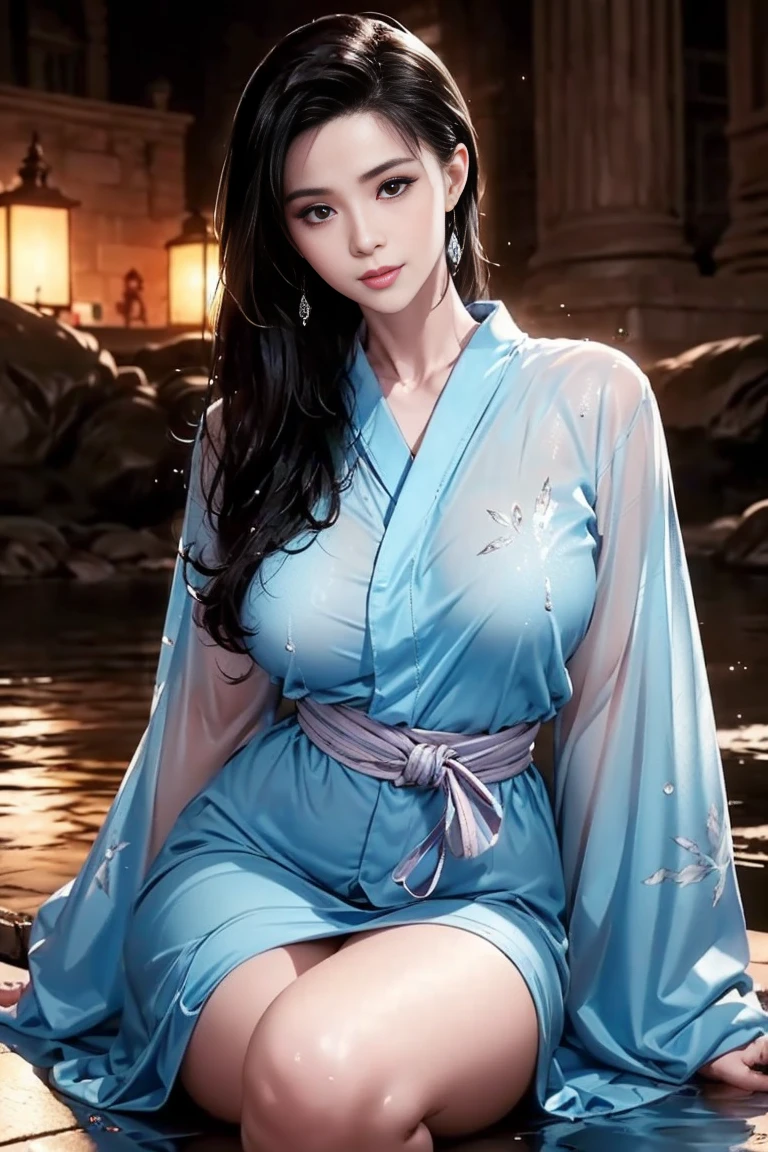 {{masterpiece}},(((bestquality))),((ultra-detailed)),{{{photorealistic}}},hanfu,torn clothes,pubic tattoo,see-through bra,seductive smile,1 girl,very long hair,{{wet hair}},Nudity,tanlines,slim legs,large_breasts,puffy nipples,weatdrop, {wet},seiza,spread legs,exhibitionism,open legs,Presenting Pudences,{pussy},(Semen outflow),(cum on body),bathing,shower, depth of field,cinematic angle ,backlighting,young girl,blush,naughty_face,nsfw