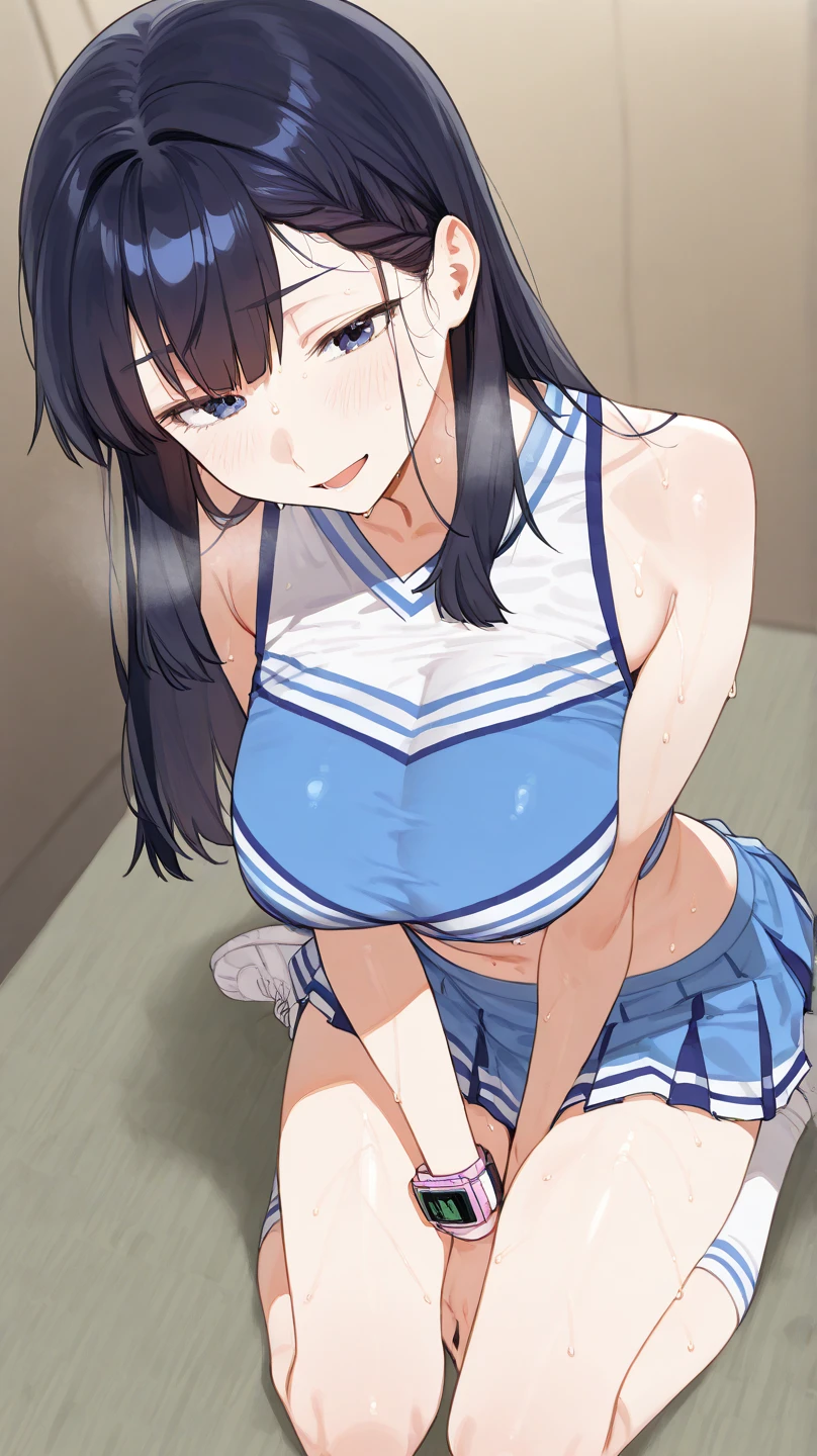 One Woman、beautiful girl、high school girl、Baseball uniforms、Yankees uniforms、Baseball cap、ponytail、Long Hair、baseball Ground、The stands are full、Highest quality, Black Hair、Sweaty body、Vulgar smile、Fullback panties、Squat with your legs apart、Feeling Face、Several men groping a woman's crotch、Showing off her breasts to the audience、A lot of penises around a lot of baseball players、、Cum on my face、Massive Cumshot、deep throat、Blowjob、Handjob