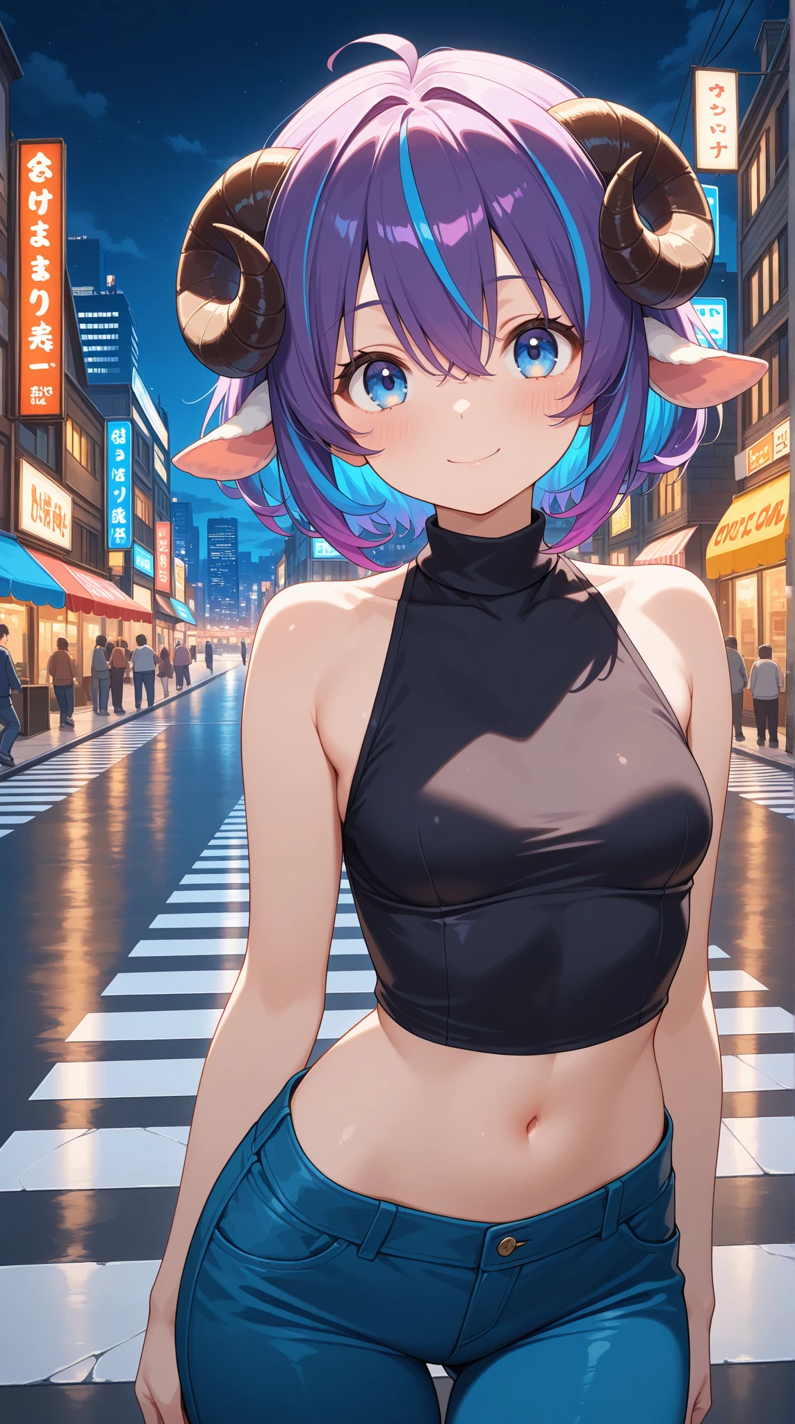 (Textured skin, bob cut, shy and full blush face, aqua eyes, Best Quality,8k), ((Masterpiece)), (High Definition:1.3), Beautiful,(Masterpiece), Beautiful photo, wide-shot, look into the camera Posing, Dirty street corner、1girl, Slender small breasts,cat ears, light purple hair、Cute Beautiful Girl、Small bikini