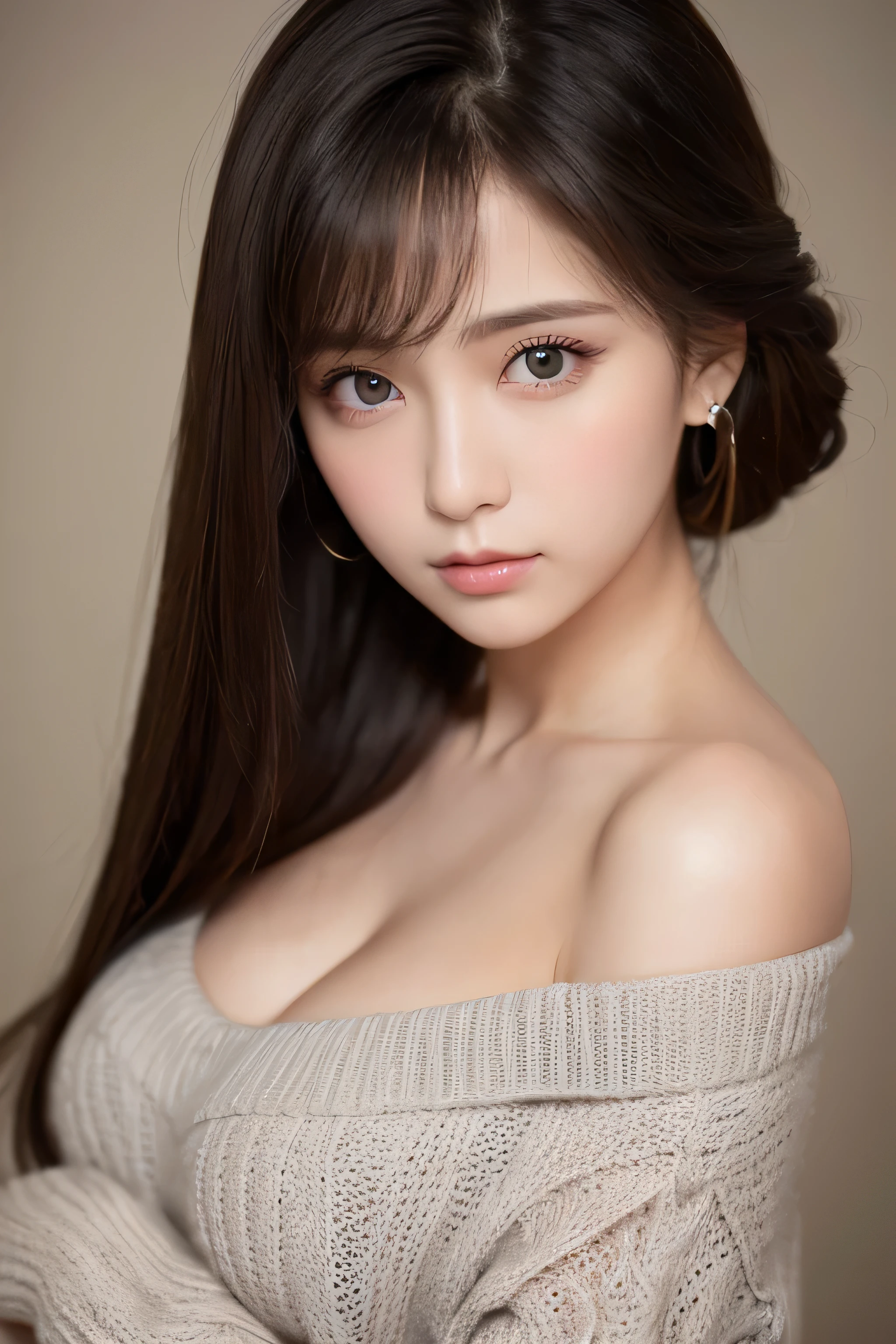 in detail, highest resolution, high quality、Complete dynamic configuration, beautiful and delicate eyes, medium hair, 、natural color lip,Kamimay、Shibuya、20 year old girl、1 person、transparent skin、shiny hair、table top, best quality, illustration, very detailed, in detail, highest resolution, 8K、correct state of the human body、Crouch down、sculpture model pose,Hair blowing in the wind