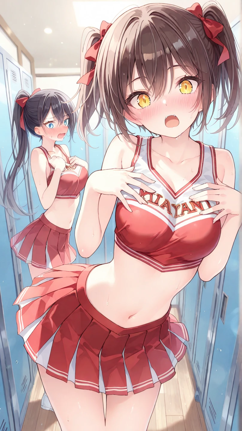 highest quality, masterpiece, High resolution,shigure (kancolle)、pink underwear